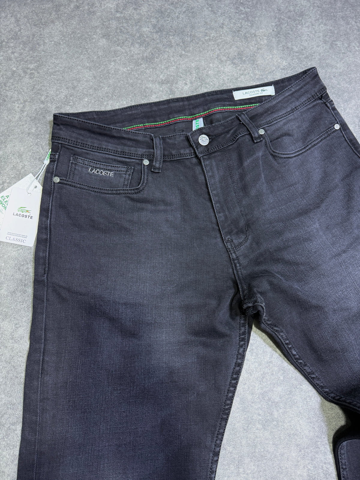 Lacoste jean noir délavé
