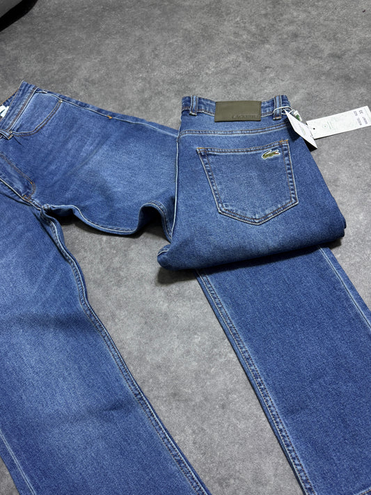 Lacoste jean bleu delavé