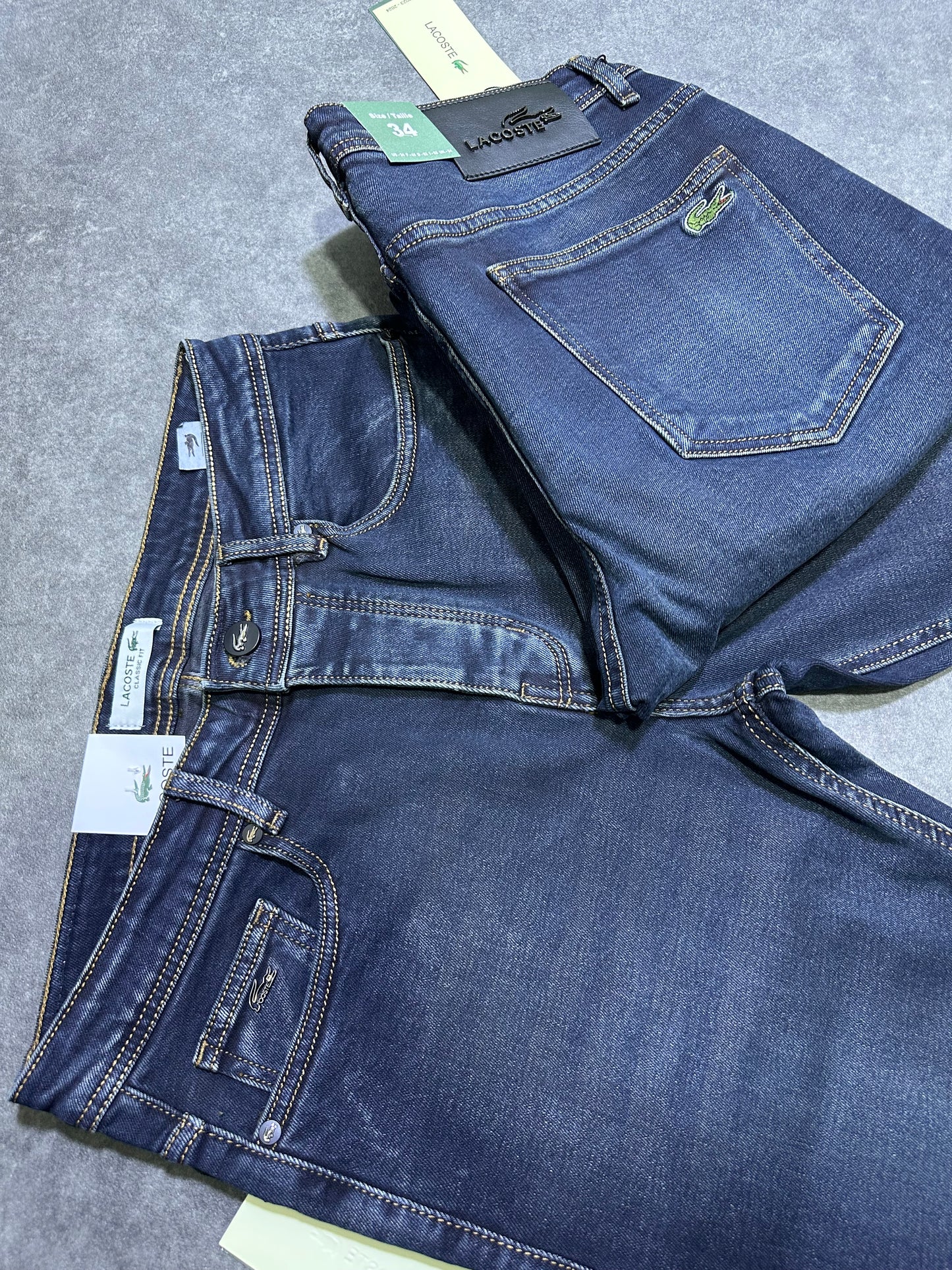 LACOSTE jean bleu derty