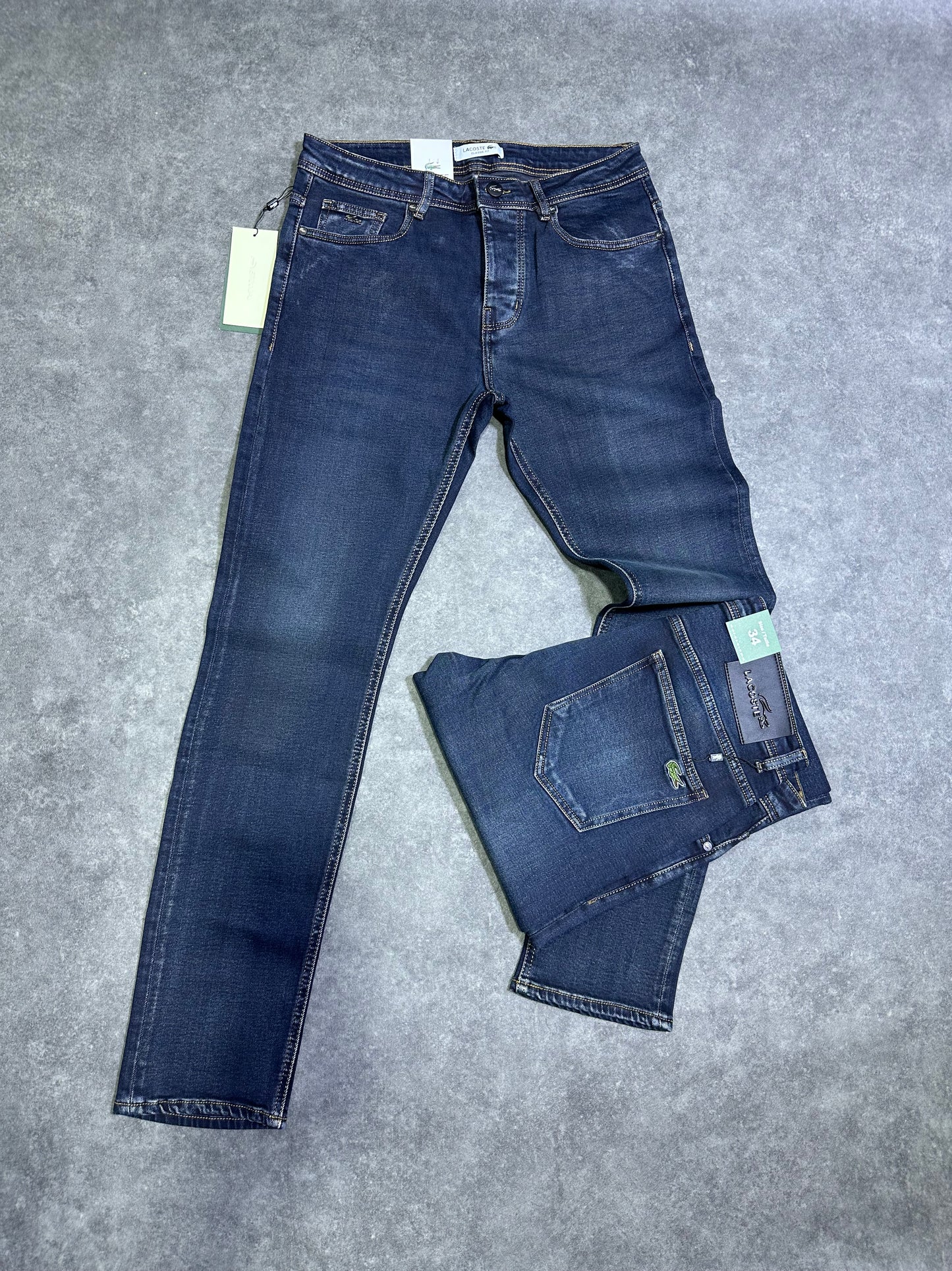 LACOSTE jean bleu derty