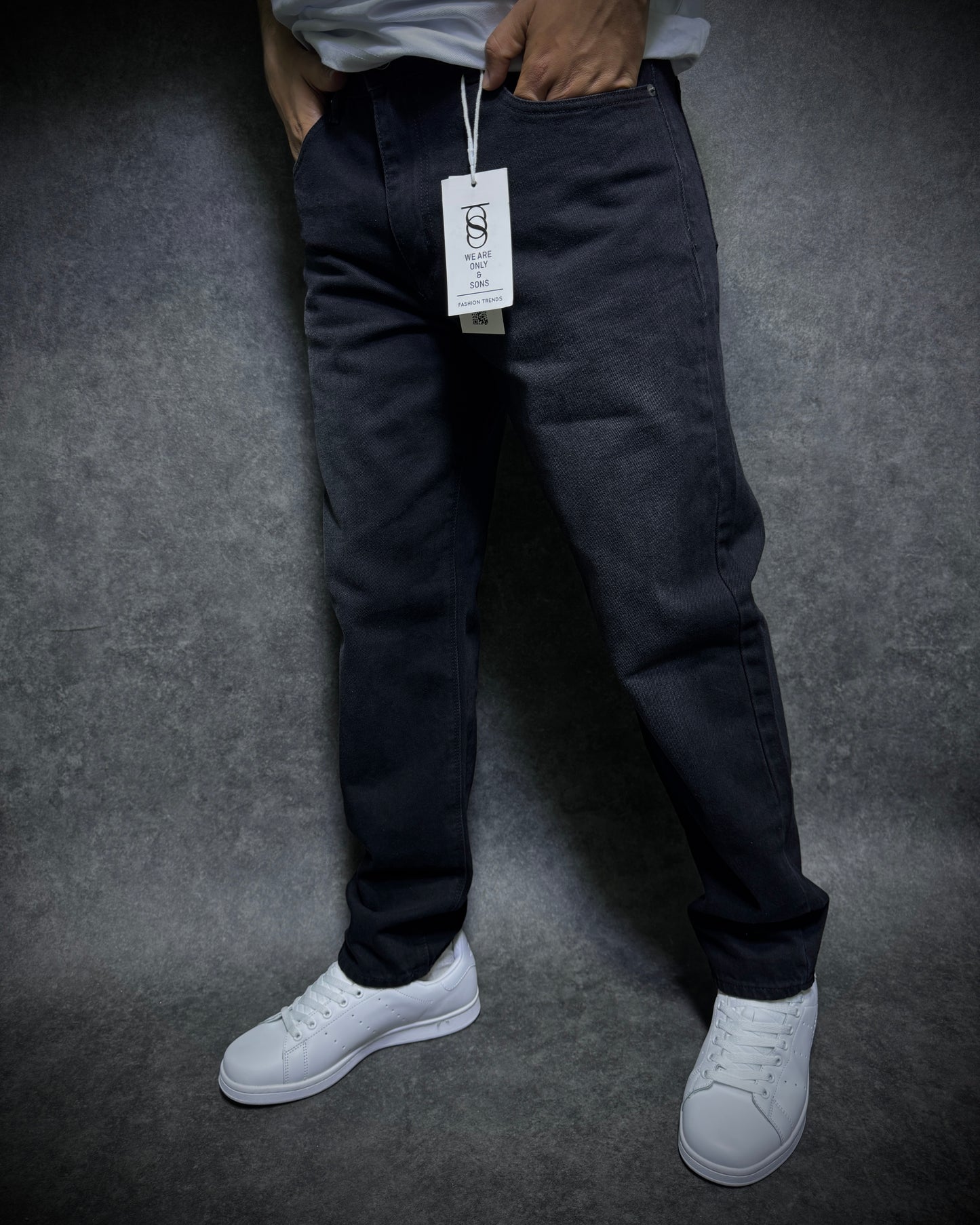 Relaxed jeans délavé